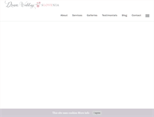 Tablet Screenshot of dream-wedding-slovenia.com